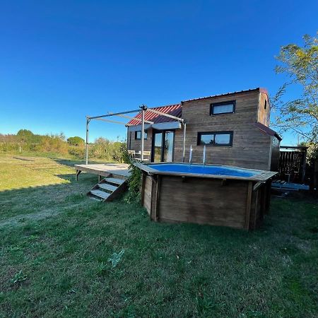 Myinsolite - Tiny-House, Jacuzzi, Brasero, Piscine إج مورت المظهر الخارجي الصورة