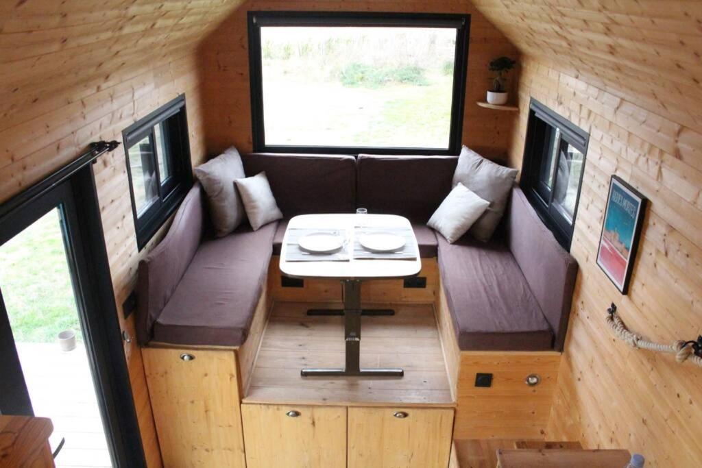 Myinsolite - Tiny-House, Jacuzzi, Brasero, Piscine إج مورت المظهر الخارجي الصورة
